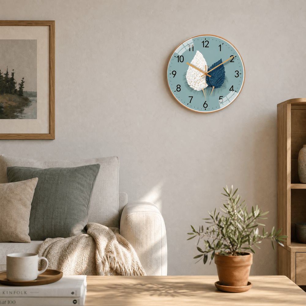Royal Opera Modern 3D Foliage Wall Clock