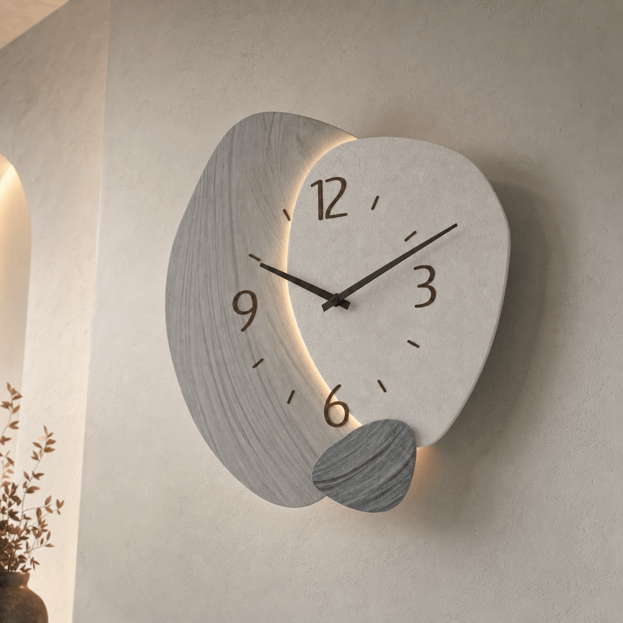 Royal Opera Modern Decorative LED Wall Clock