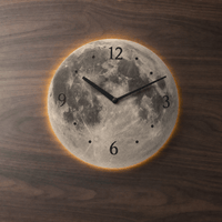 Royal Opera Modern Lunar LED Wall Clock
