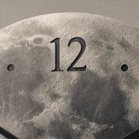 Royal Opera Modern Lunar LED Wall Clock