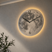Royal Opera Modern Lunar LED Wall Clock