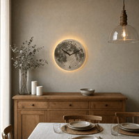 Royal Opera Modern Lunar LED Wall Clock