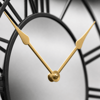 Royal Opera Modern Mirrored Wall Clock Silent