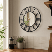 Royal Opera Modern Mirrored Wall Clock Silent