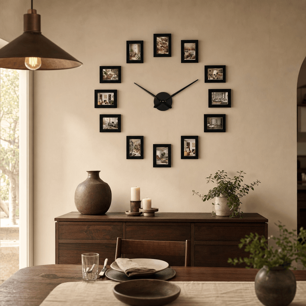 Royal Opera Modern Photo Frame Wall Clock