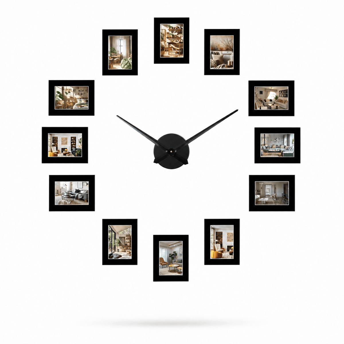 Royal Opera Modern Photo Frame Wall Clock