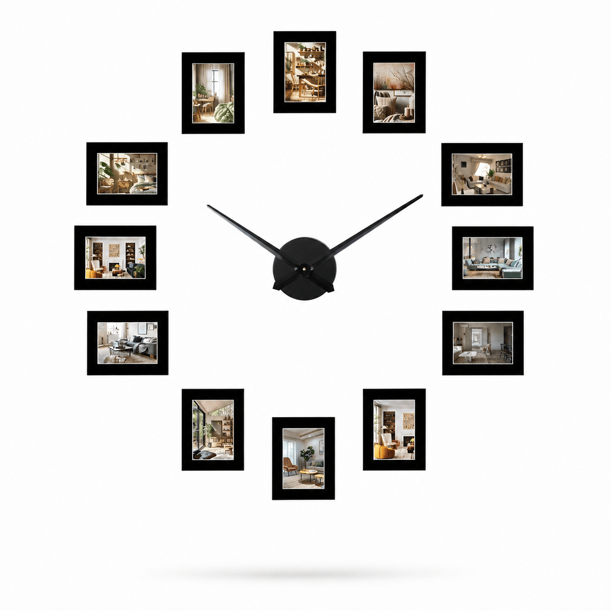 Royal Opera Modern Photo Frame Wall Clock