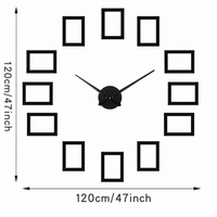 Royal Opera Modern Photo Frame Wall Clock