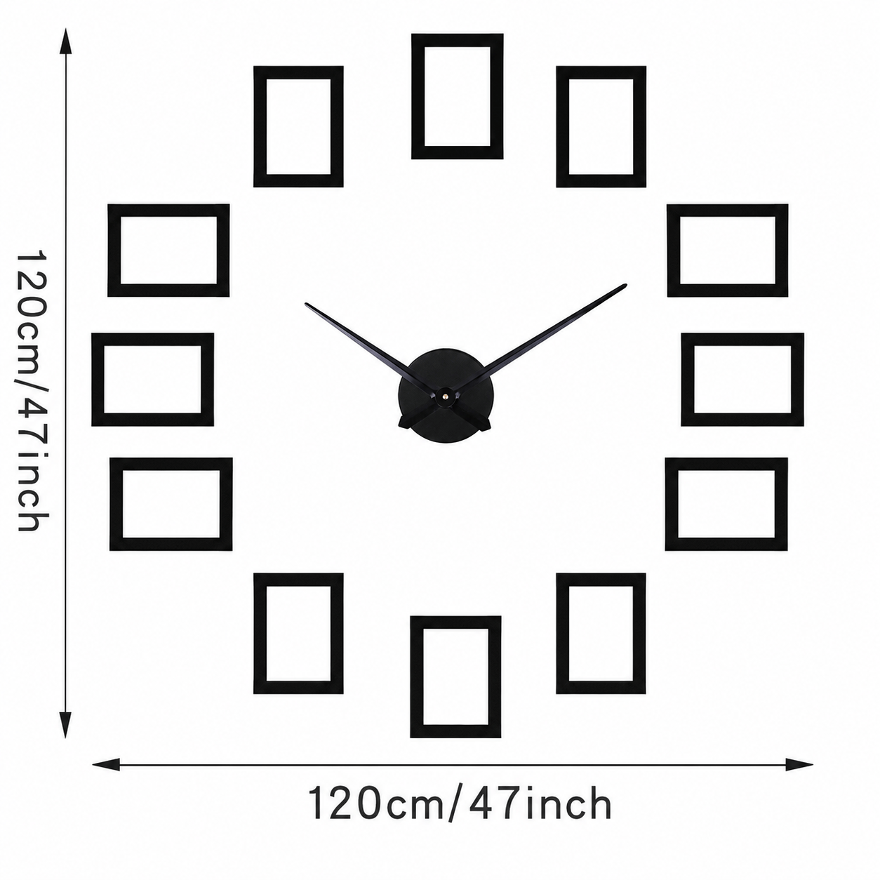 Royal Opera Modern Photo Frame Wall Clock
