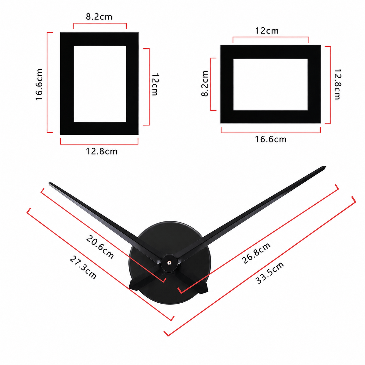 Royal Opera Modern Photo Frame Wall Clock