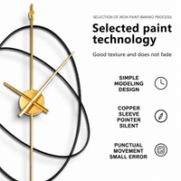 Royal Opera Modern Rings Design Wall Clock Silent