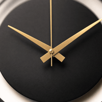 Royal Opera Modern Skeleton Wall Clock Open Face