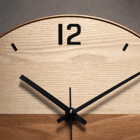 Royal Opera Modern Split Face Wall Clock