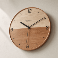 Royal Opera Modern Split Face Wall Clock