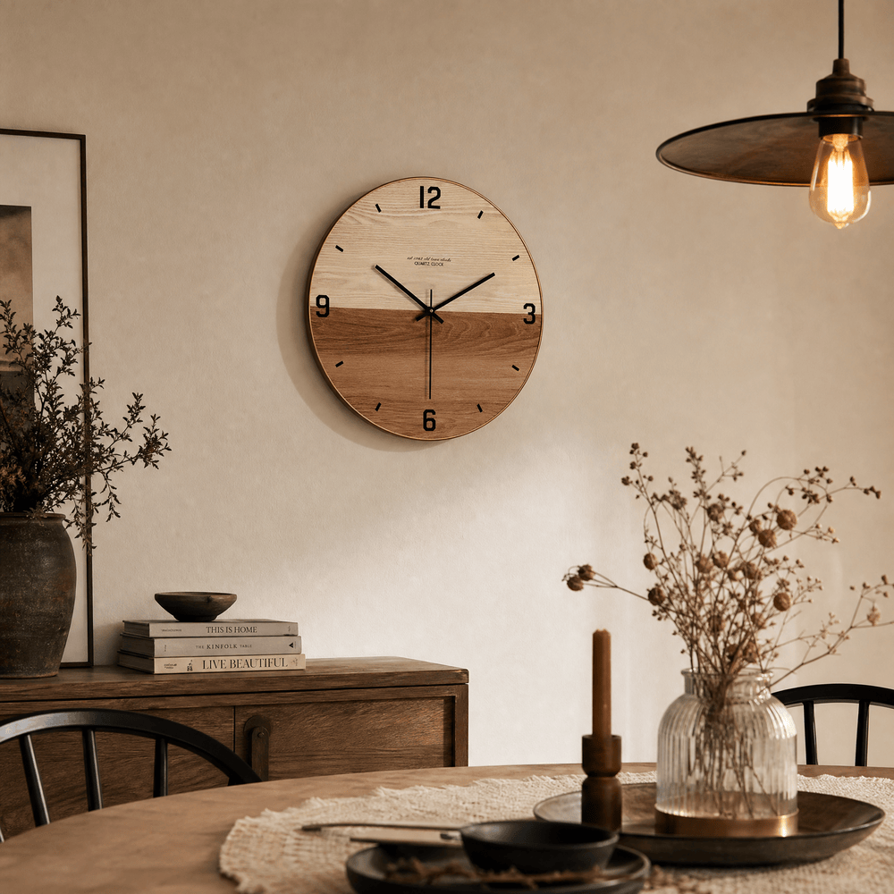 Royal Opera Modern Split Face Wall Clock
