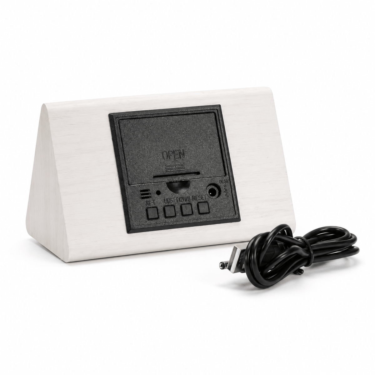 Royal Opera Modern Triangular LED Alarm Clock