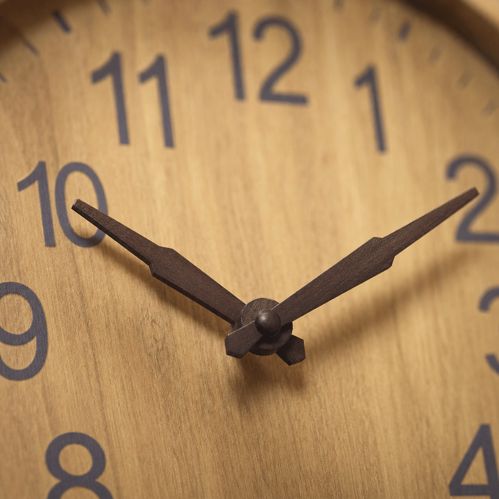 Royal Opera Modern Wooden Wall Clock Easy Read Image