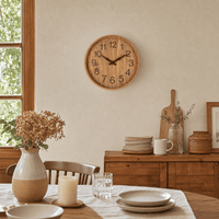 Royal Opera Modern Wooden Wall Clock Easy Read