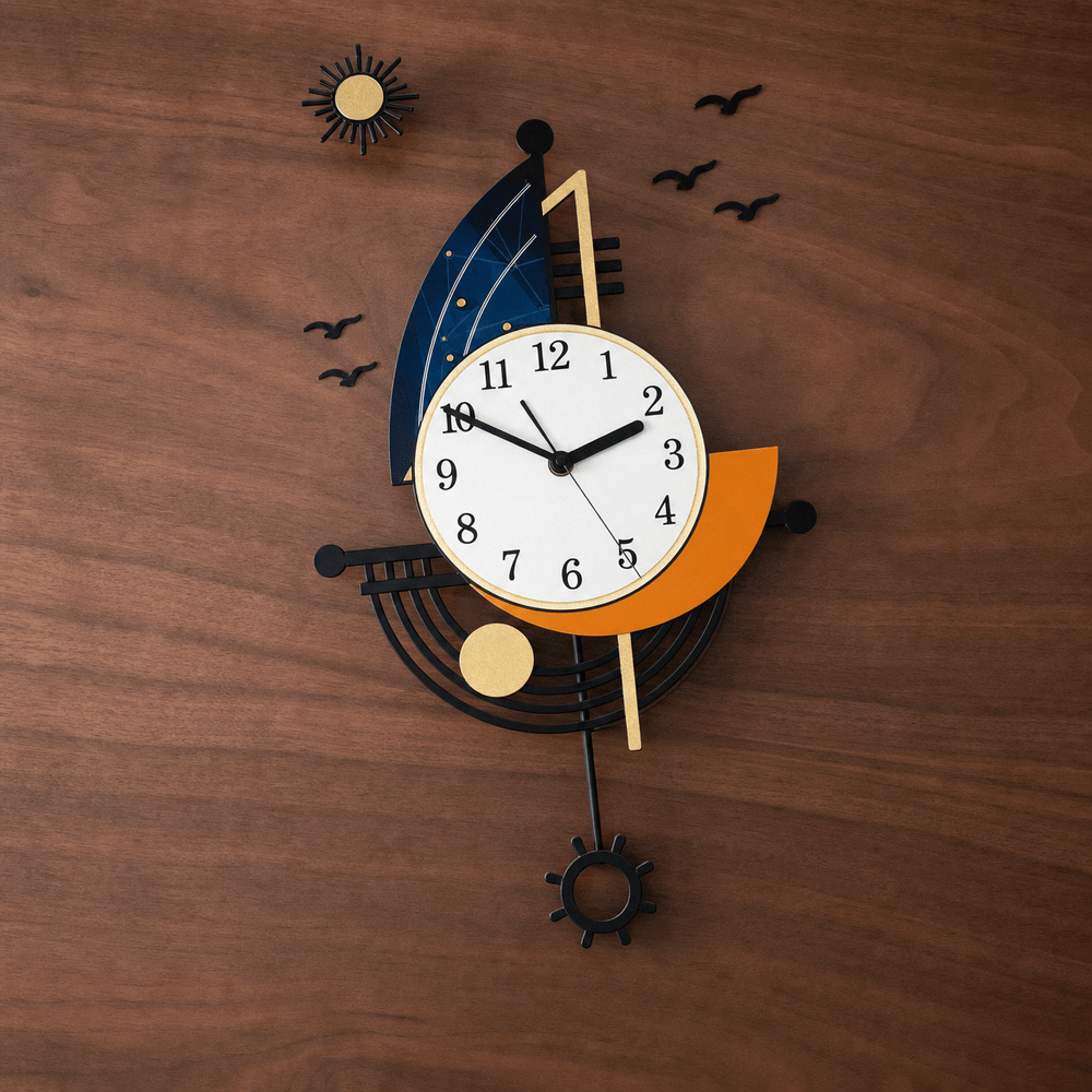 Royal Opera Nautical Sailboat Wall Clock