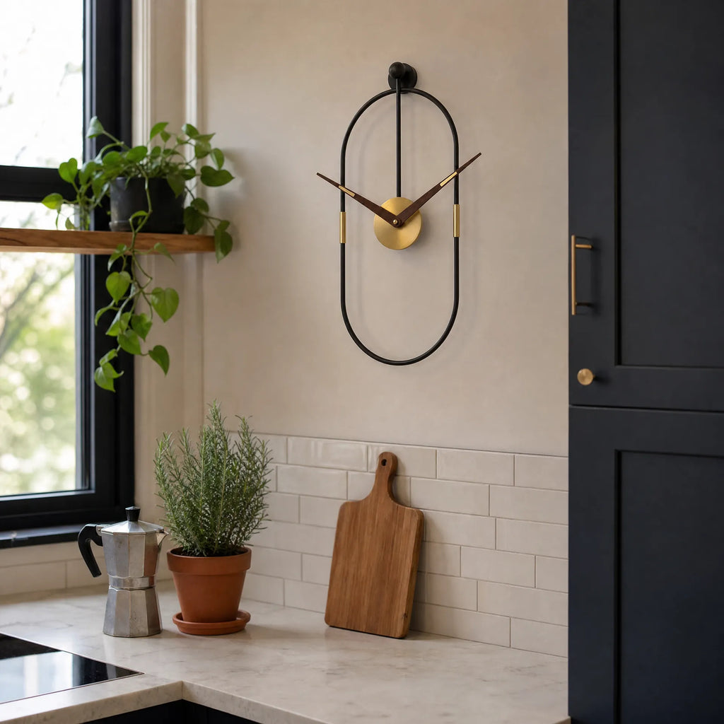 Royal Opera Oval Silent Wall Clock
