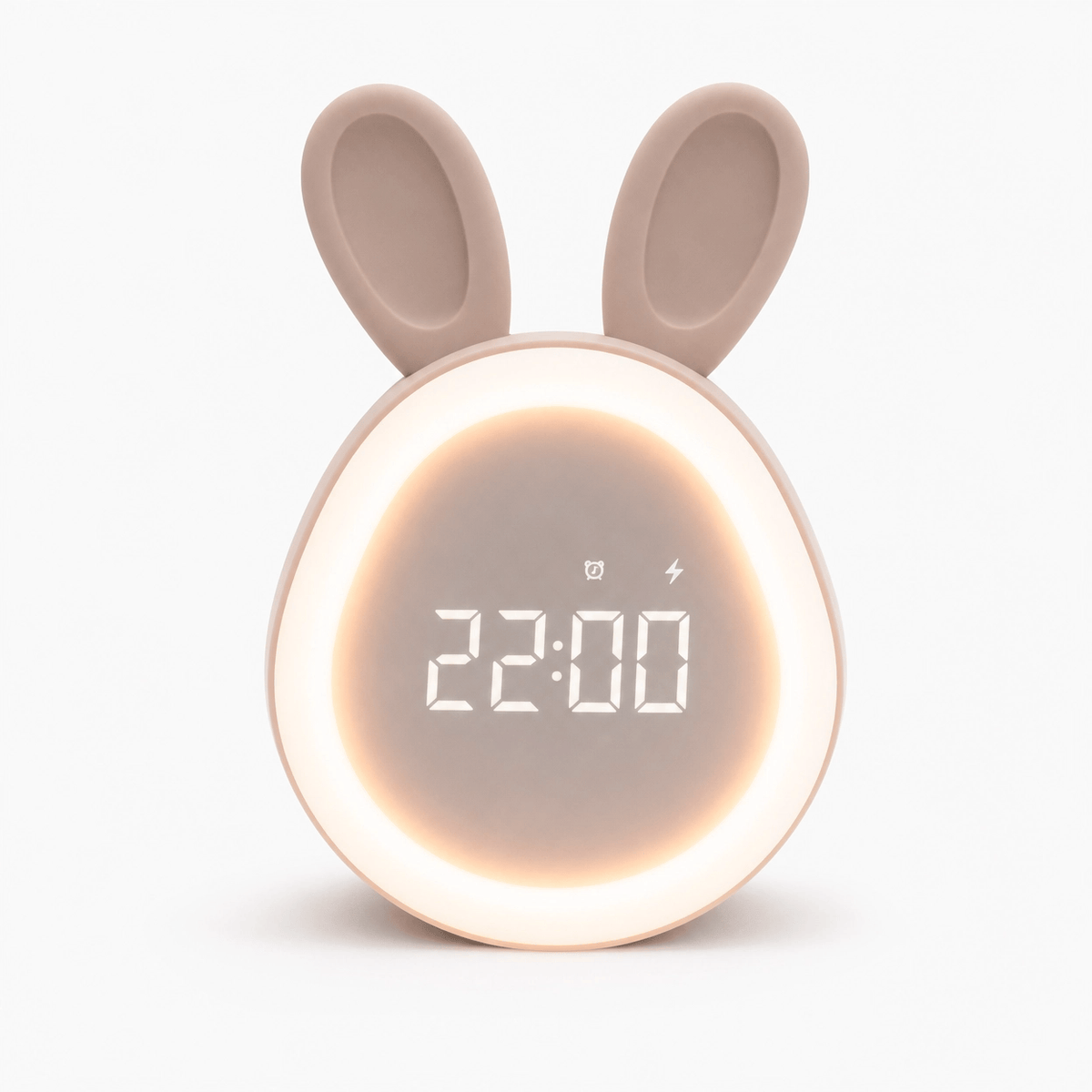 Royal Opera Pink Kids Alarm Clock Bunny Nightlight