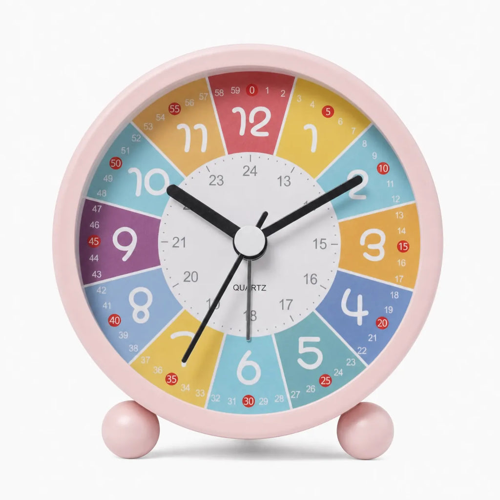 Royal Opera Pink Kids Alarm Clock Educational Learning Time
