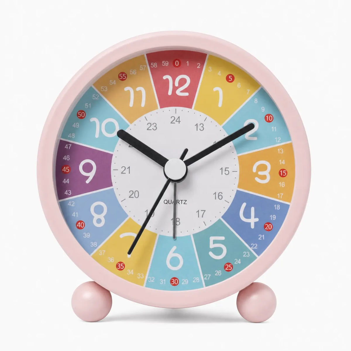 Royal Opera Pink Kids Alarm Clock Educational Learning Time