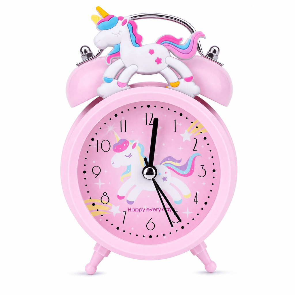 Royal Opera Pink Kids Alarm Clock Unicorn Silent