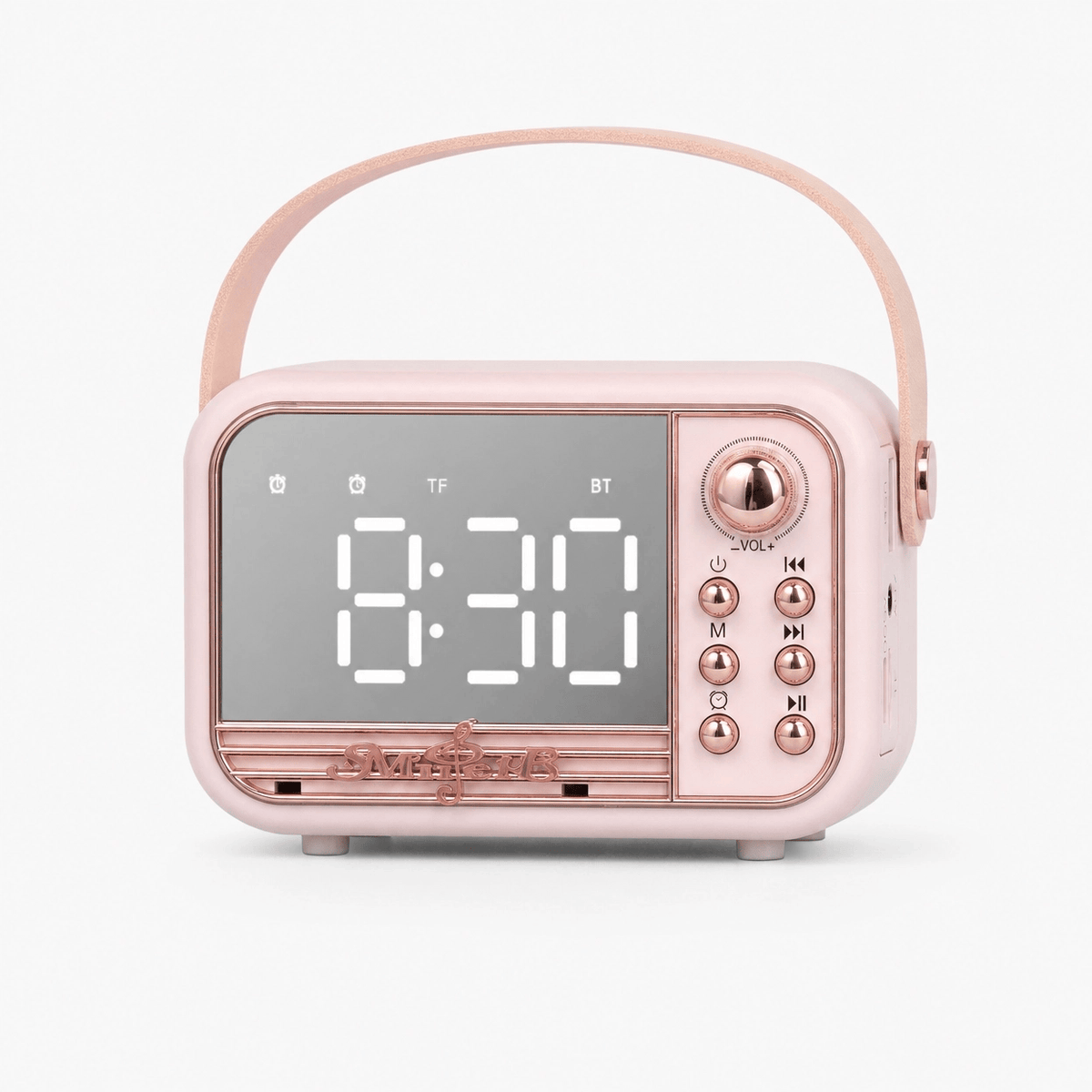 Royal Opera Pink Kids Alarm Clock Vintage Night Light