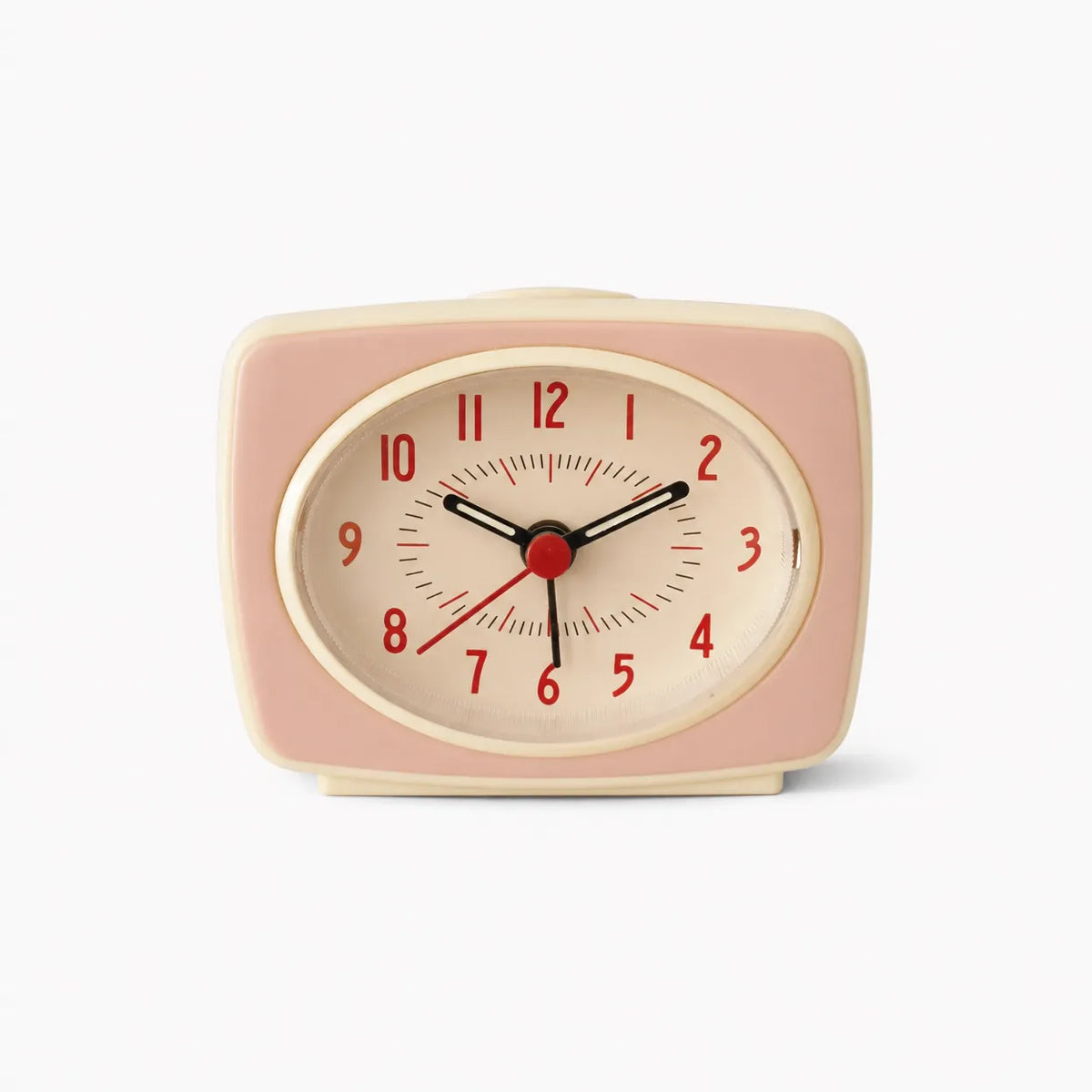 Royal Opera Pink Retro Analog Alarm Clock