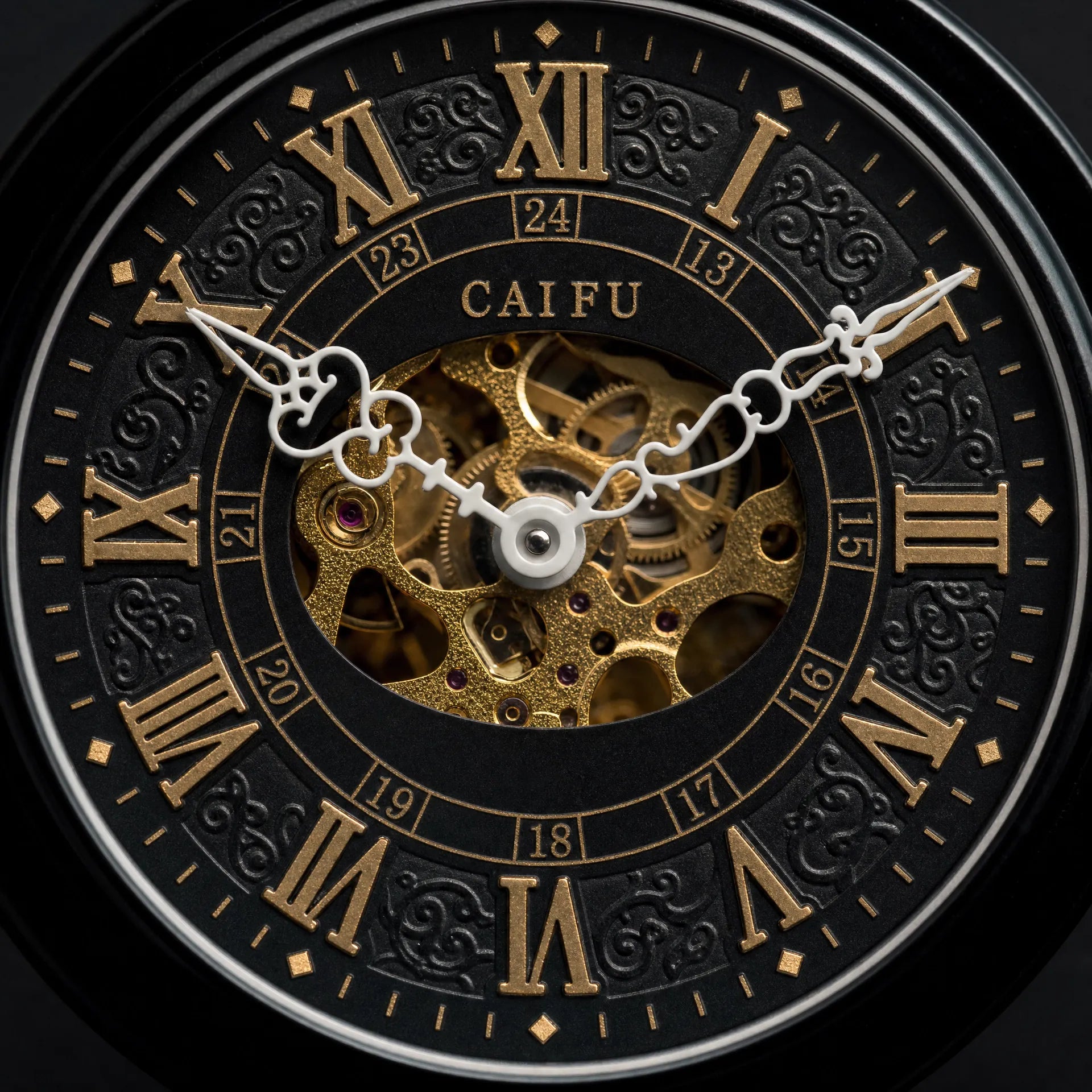 Royal Opera Pocket Watch Antique Floral