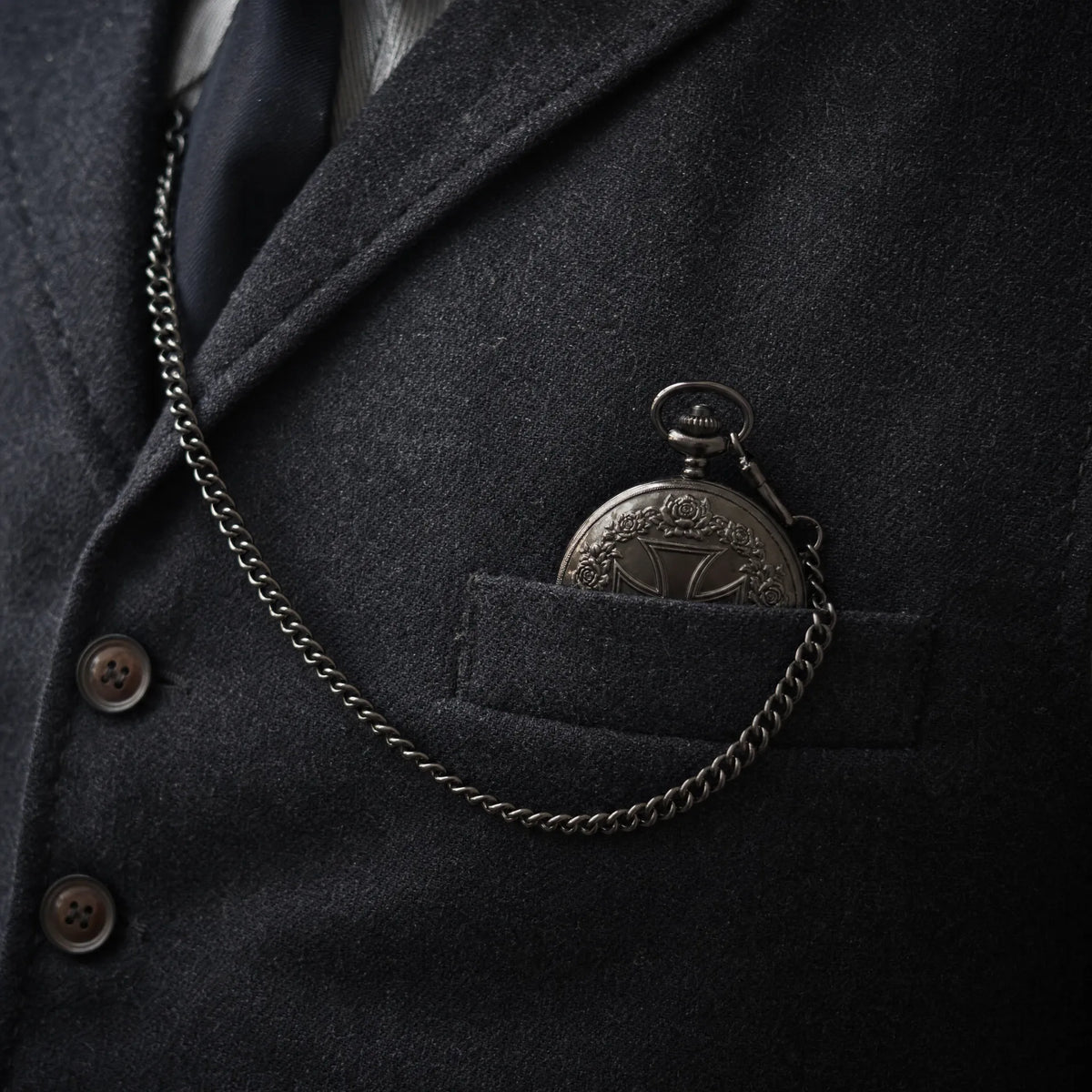 Royal Opera Pocket Watch Antique Floral