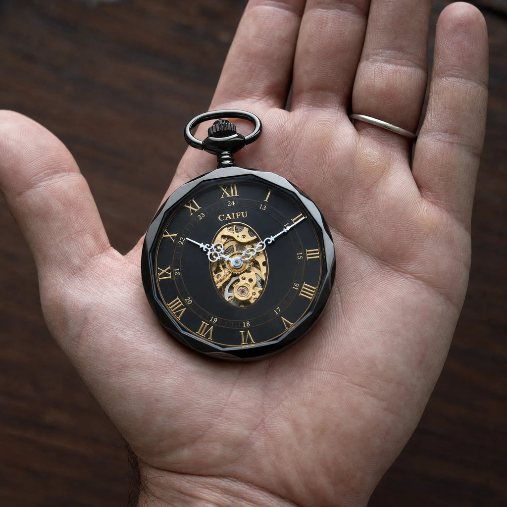 Royal Opera Pocket Watch Antique Floral