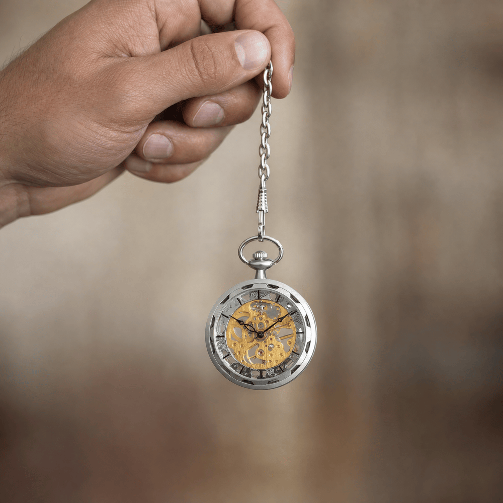 Royal Opera Pocket Watch Antique For Him Chain