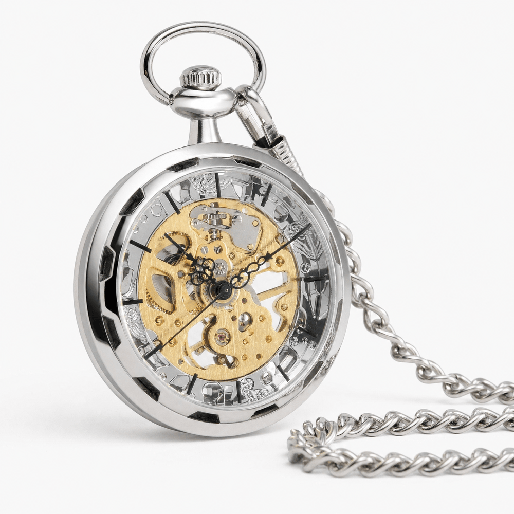 Royal Opera Pocket Watch Antique For Him Chain