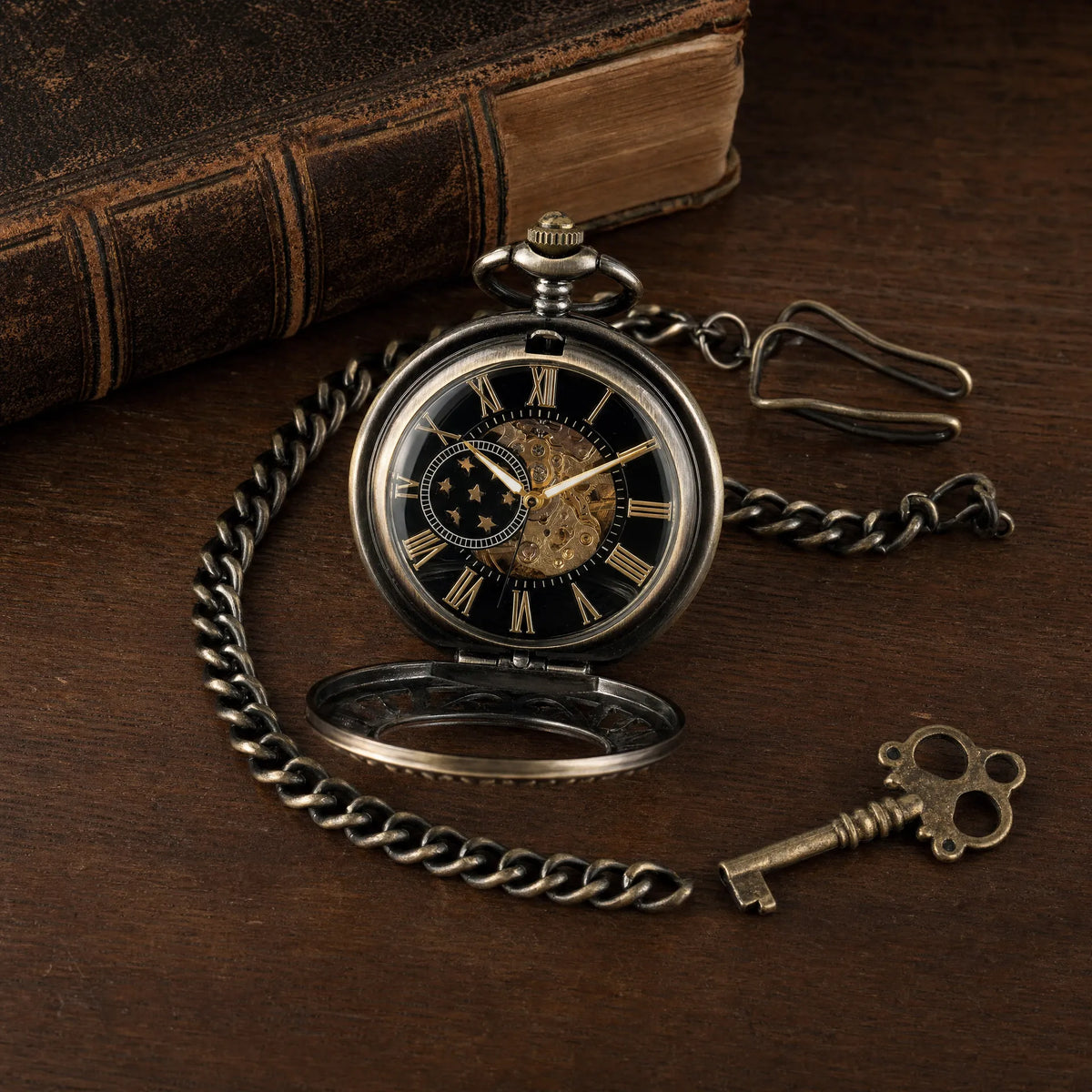 Royal Opera Pocket Watch Antique Roman Numerals