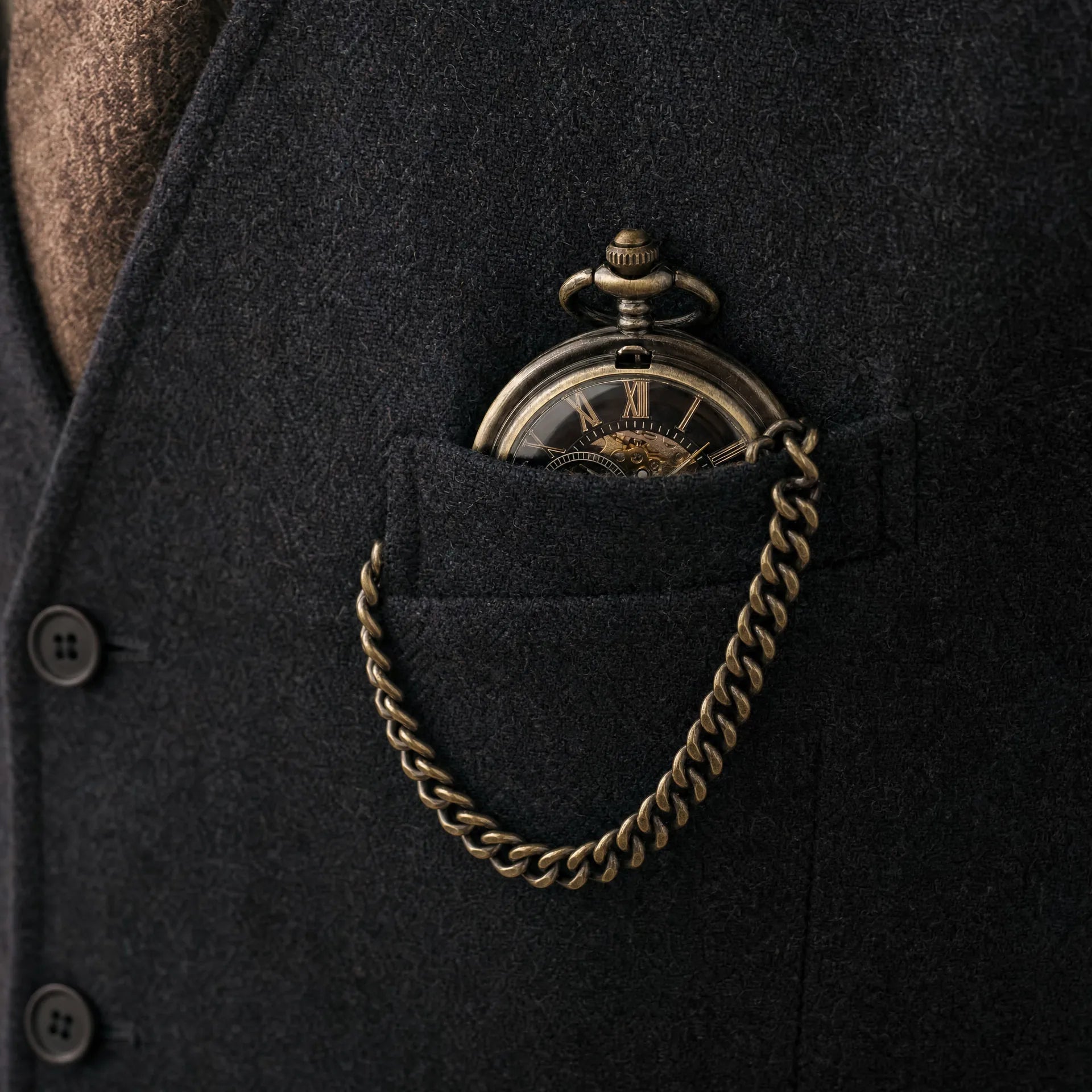 Royal Opera Pocket Watch Antique Roman Numerals