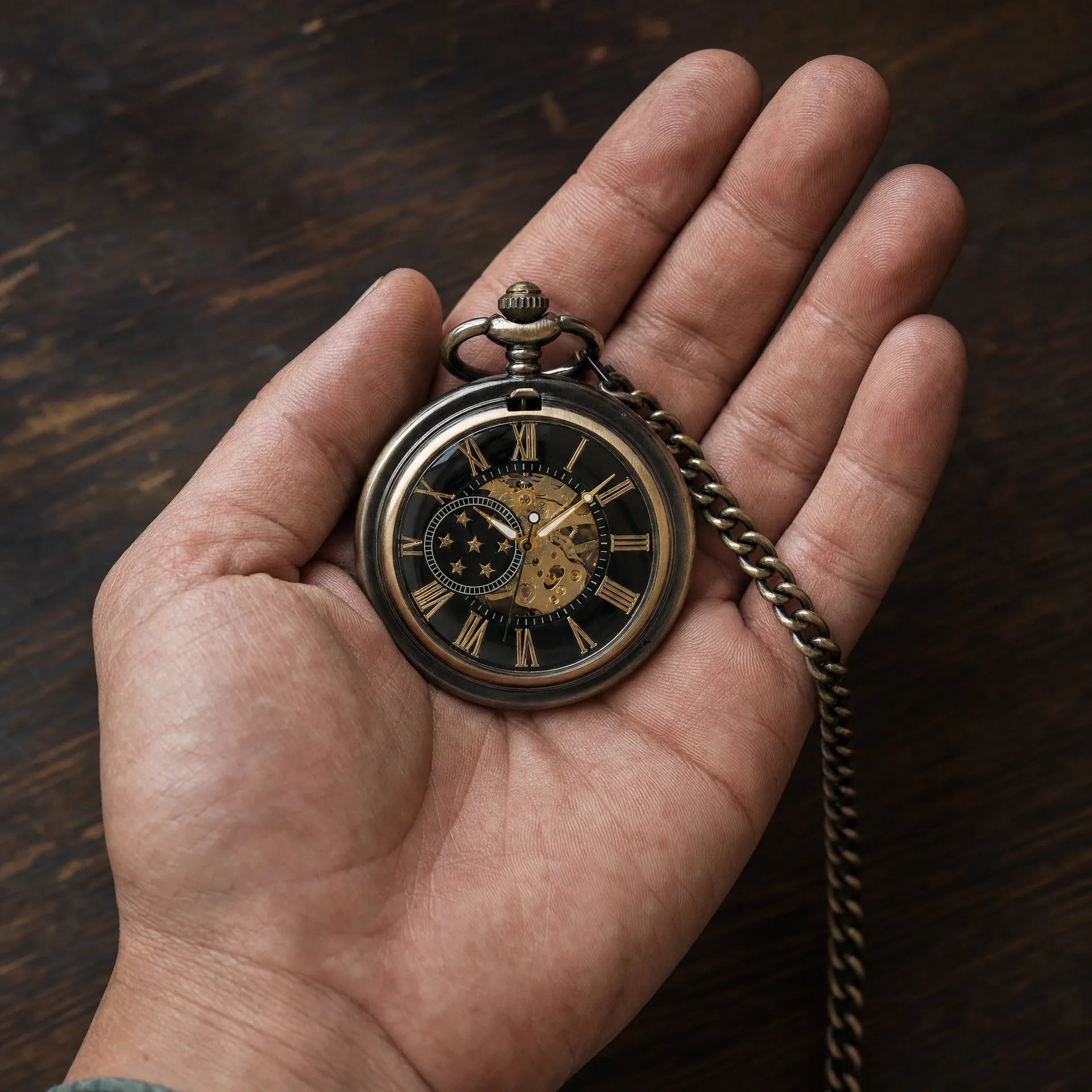 Royal Opera Pocket Watch Antique Roman Numerals