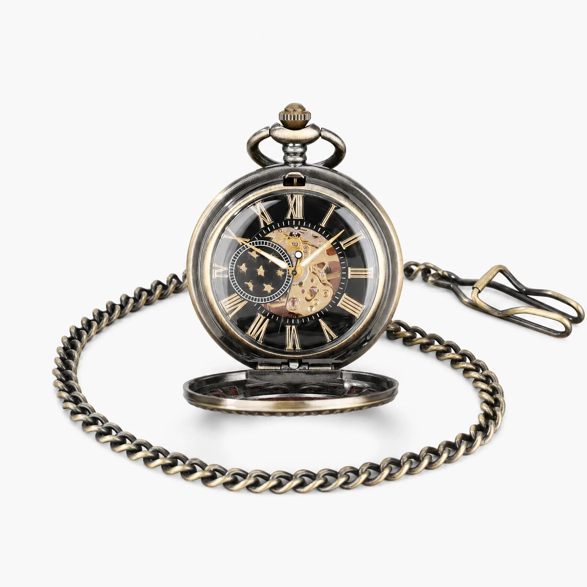 Royal Opera Pocket Watch Antique Roman Numerals