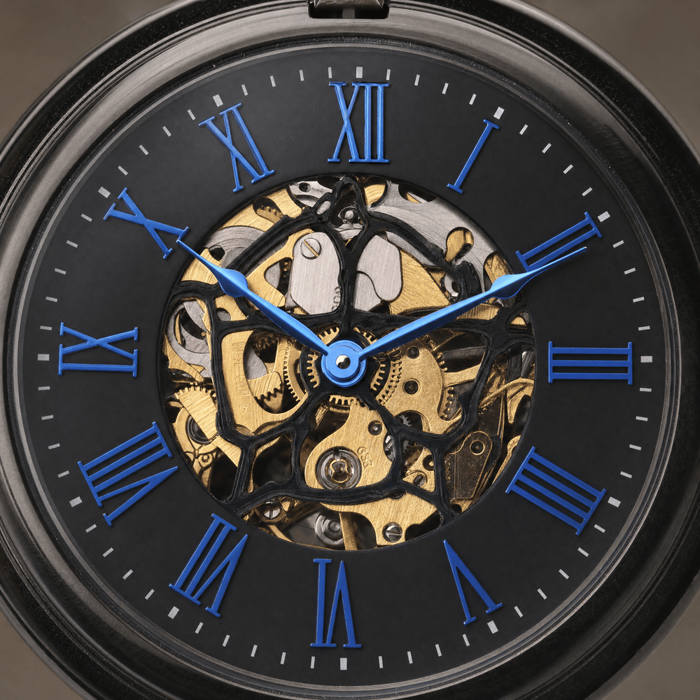 Royal Opera Pocket Watch Antique Skeleton Open
