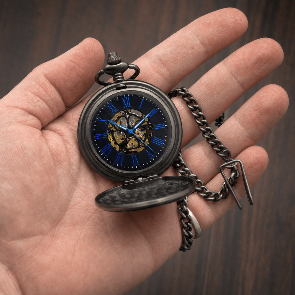 Royal Opera Pocket Watch Antique Skeleton Open