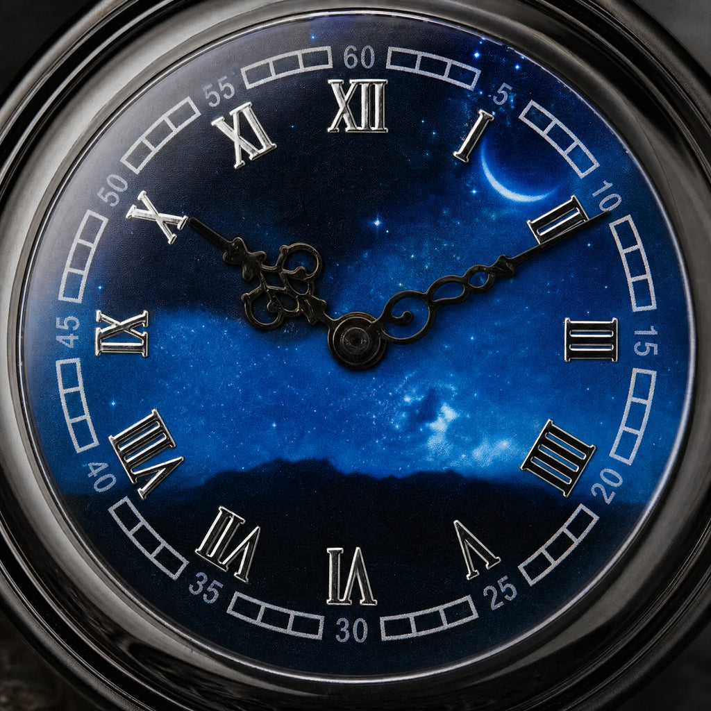 Royal Opera Pocket Watch Celestial Dial Roman Numerals