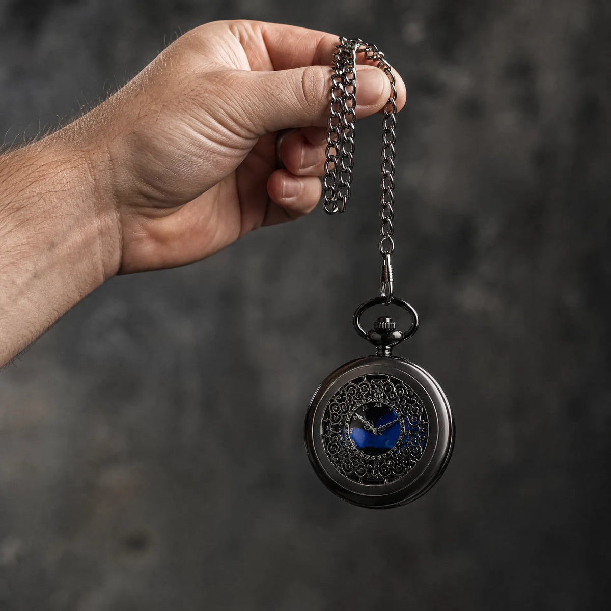 Royal Opera Pocket Watch Celestial Dial Roman Numerals