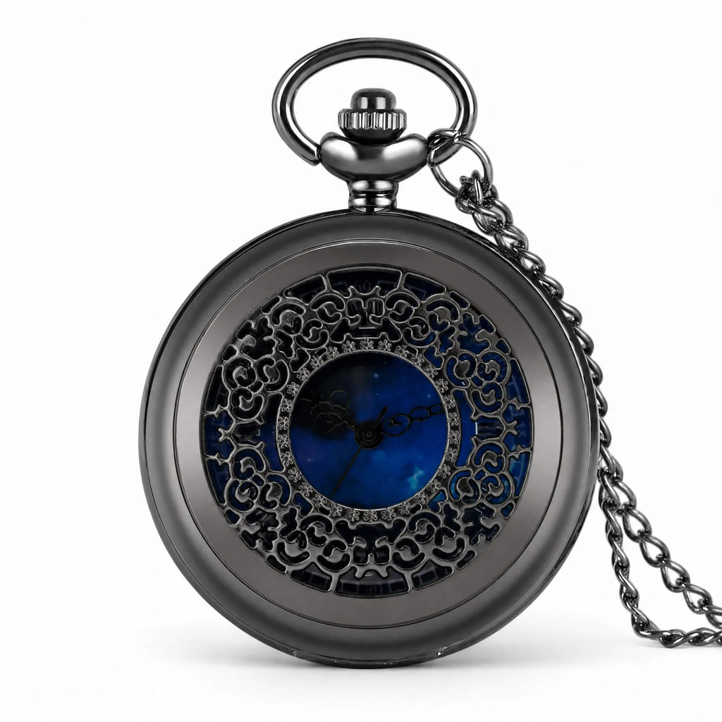 Royal Opera Pocket Watch Celestial Dial Roman Numerals