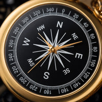 Royal Opera Pocket Watch Compass Dial Groomsman