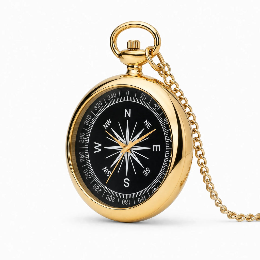 Royal Opera Pocket Watch Compass Dial Groomsman