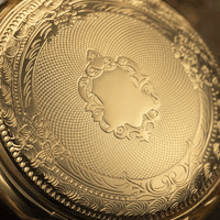 Royal Opera Pocket Watch Deer Motif Open Face