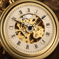 Royal Opera Pocket Watch Deer Motif Open Face