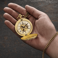 Royal Opera Pocket Watch Deer Motif Open Face