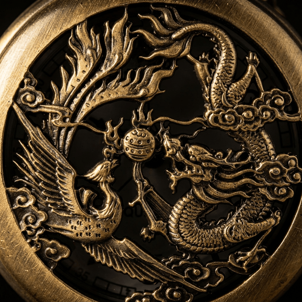 Royal Opera Pocket Watch Dragon Motif